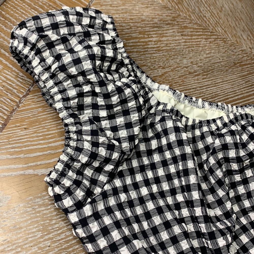 SOLID & STRIPED The Eloise Cap-Sleeves Swim Top L - Picture 11 of 14